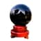 Natural Black Tourmaline Crystal Sphere Decor 6