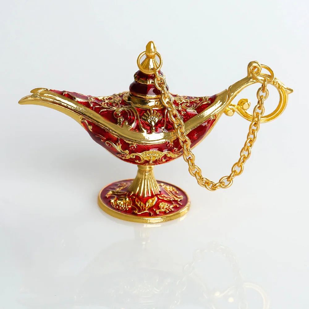 Vintage Aladdin Magic Lamp Metal Decor 6