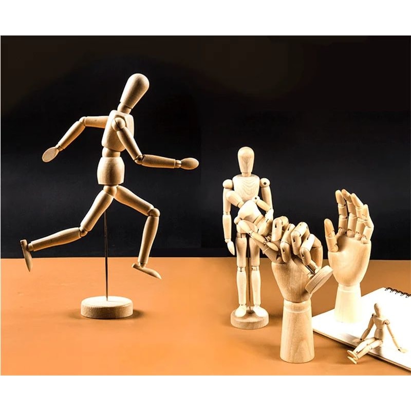 Wooden Artist Mannequin Figure 6