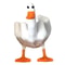 Funny Middle Finger Duck Statue 9