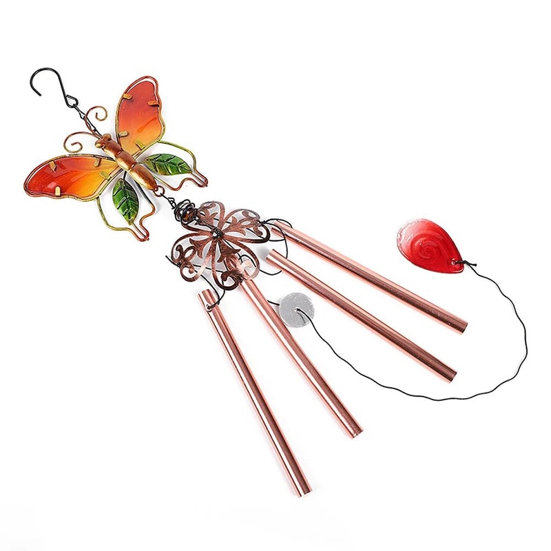 Hummingbird Dragonfly Wind Chime Decor 15