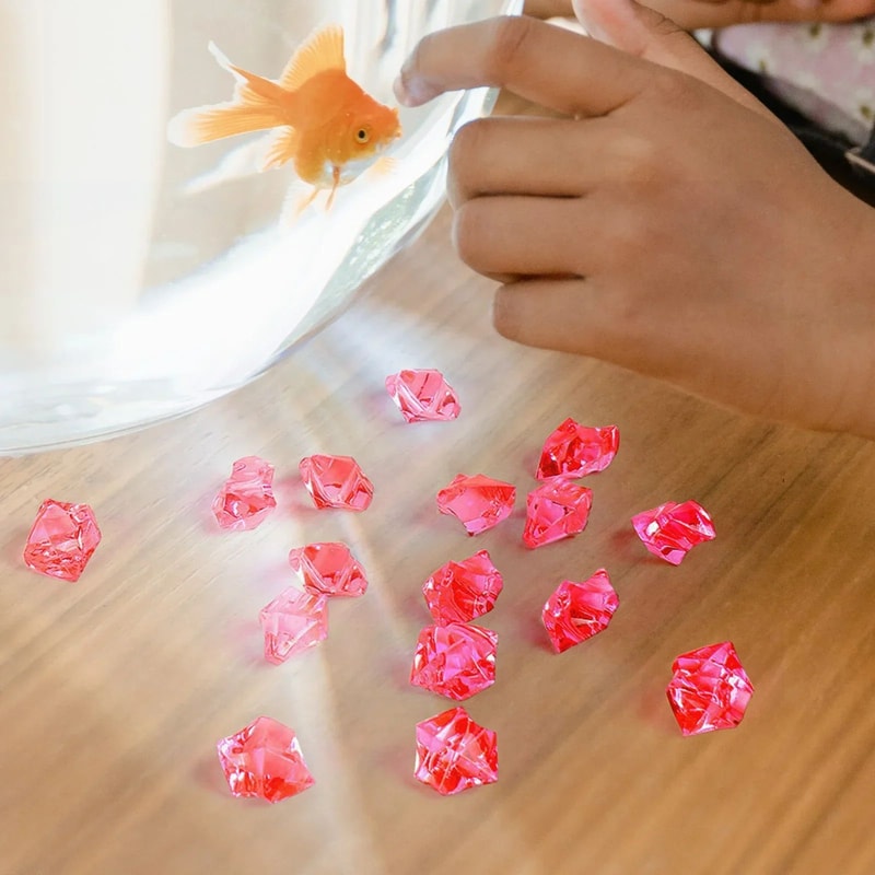 Clear Acrylic Crushed Ice Vase Fillers 7