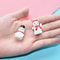 Mini Christmas Snowman Figurines Resin Set For DIY Garden Decor 3