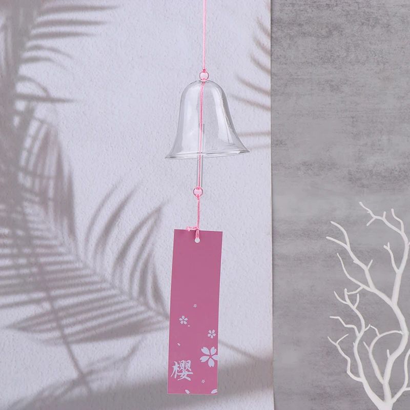 Transparent Glass Wind Chimes Hanging Decor For Garden And Home 11