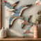 Retro Wooden Seagull Wall Decor Set Coastal Home Decoration 1
