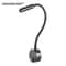 Flexible Gooseneck Clamp Wall Lamp LED Bedside Reading Light 12