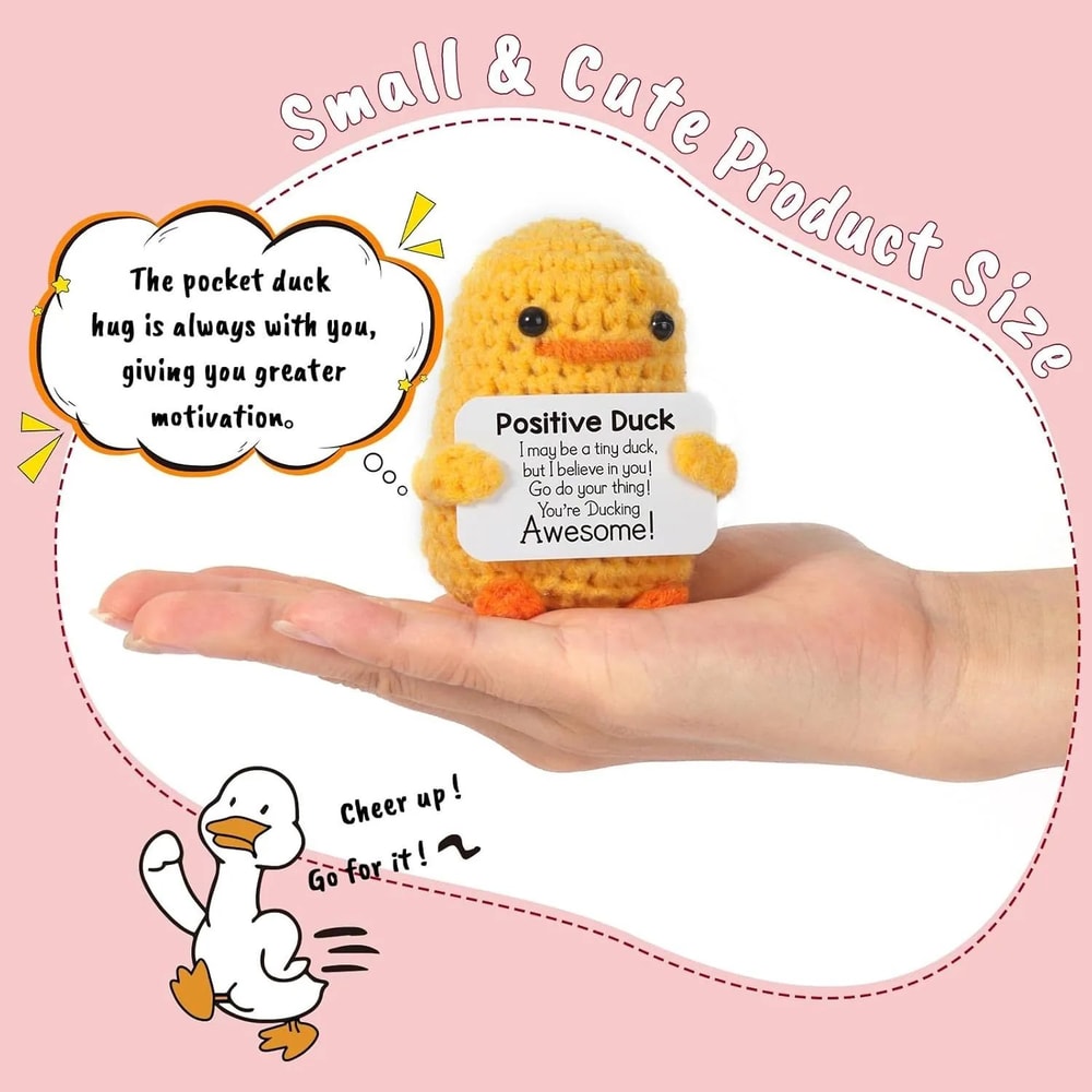 Cute Crochet Plush Emotional Support Mini Decor Gift 6