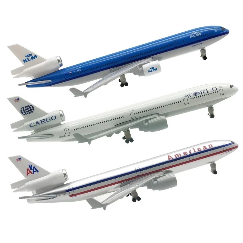 20cm Alloy MD11 Aircraft Model Plane Decor 6