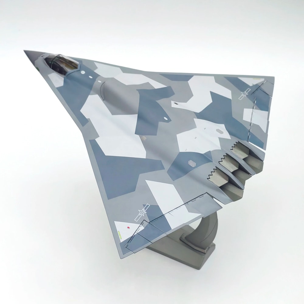 172 Scale J36 Metal Aircraft Model With Stand 1