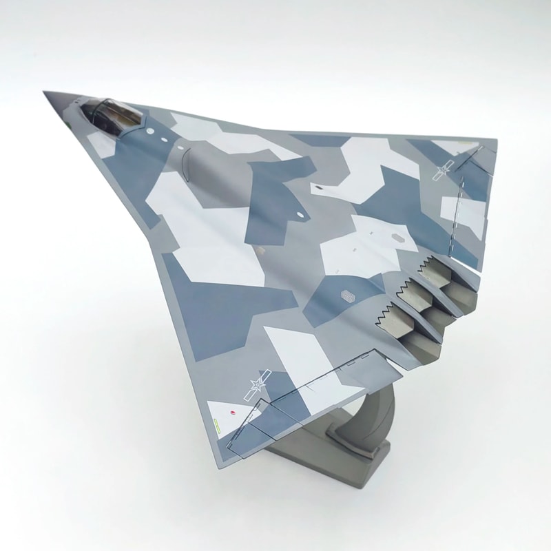 172 Scale J36 Metal Aircraft Model With Stand 1