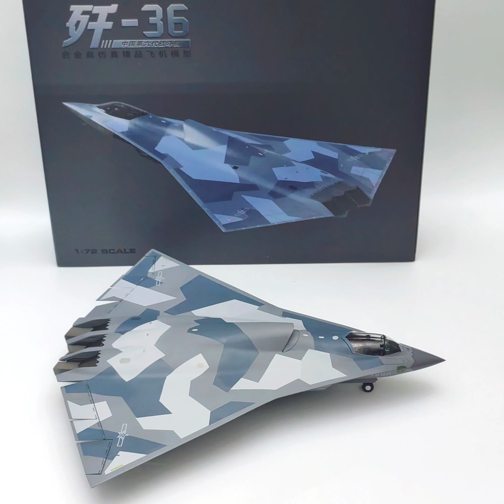 172 Scale J36 Metal Aircraft Model With Stand 5
