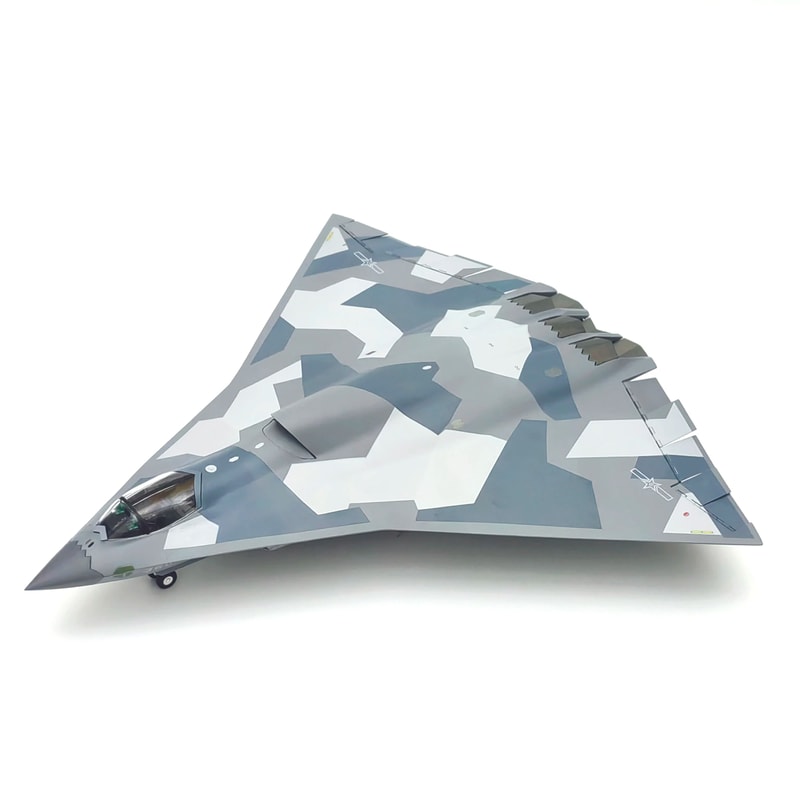 172 Scale J36 Metal Aircraft Model With Stand 6