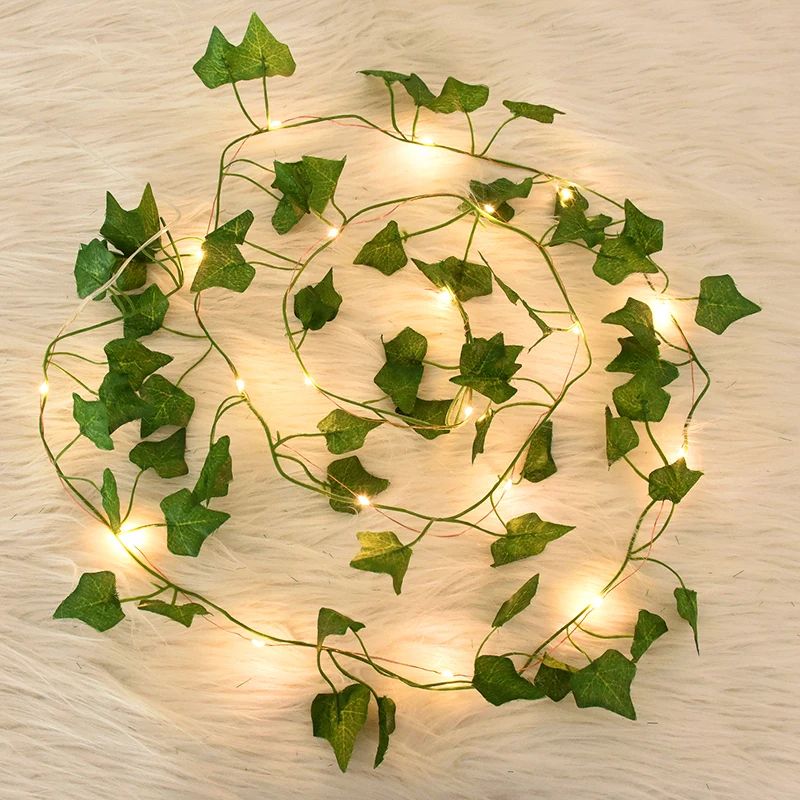 Leaf Vine LED Fairy String Lights Garland 8