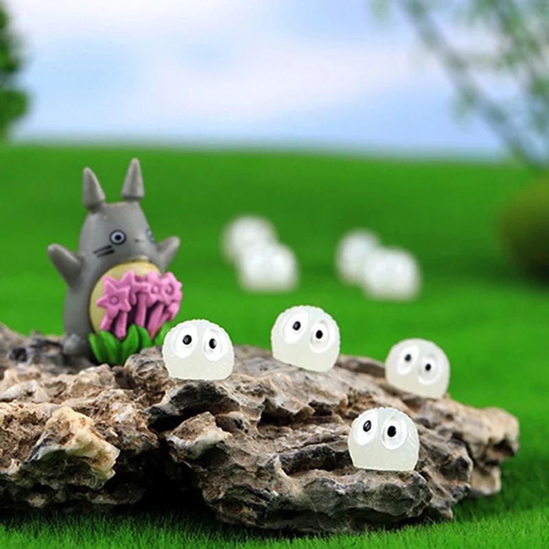 Glow Dust Elf Miniature Ghibli Style Decor Set 6
