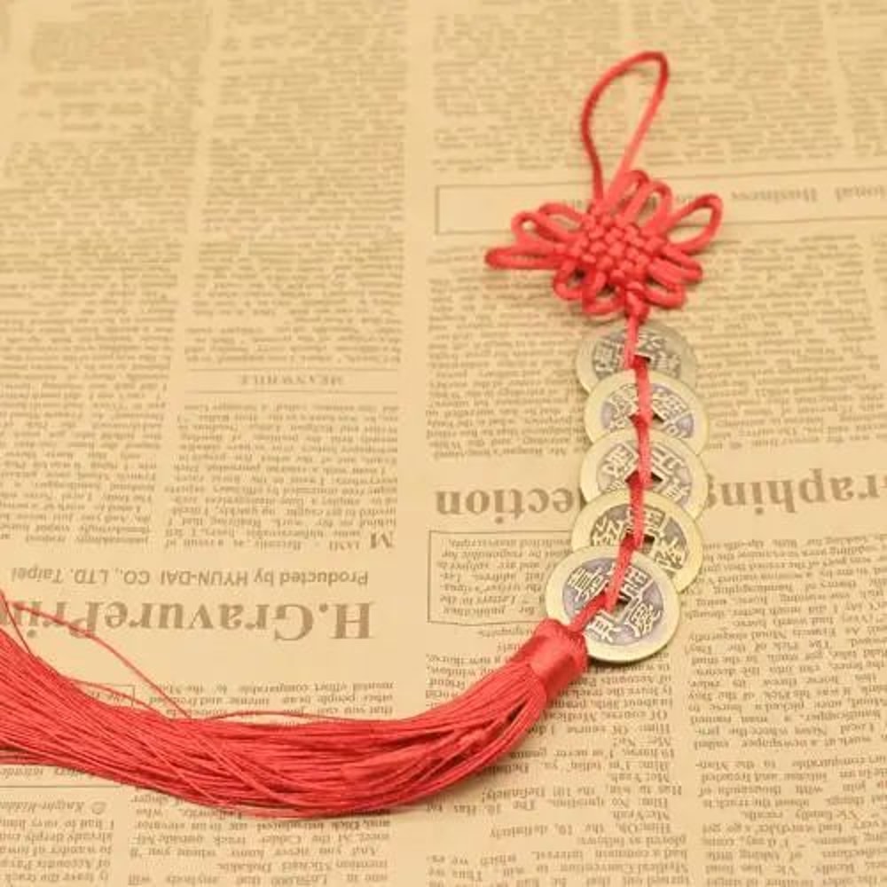 Chinese Knot Lucky Coins Prosperity Charm 3