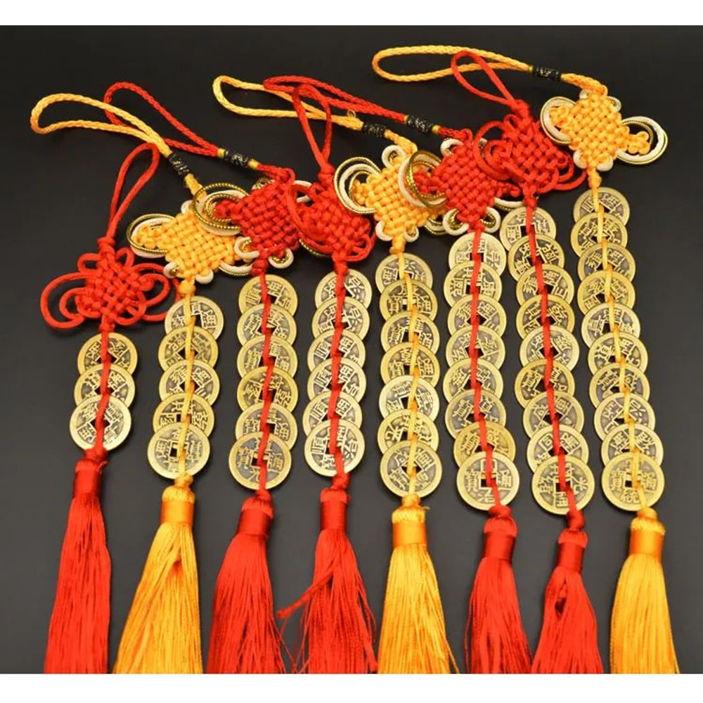 Chinese Knot Lucky Coins Prosperity Charm 6
