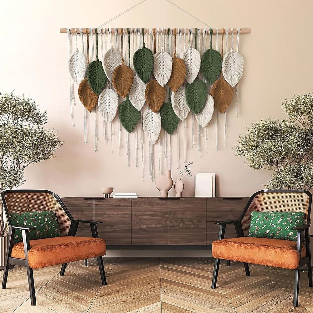 Large Boho Macrame Wall Hanging Decor 2