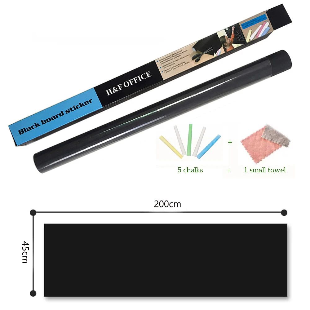 PVC Chalkboard Wall Sticker Roll 8