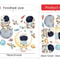 Astronaut Space Wall Stickers For Kids 7