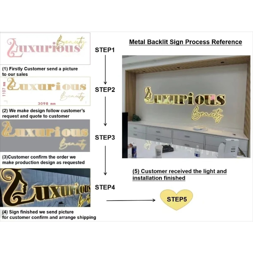 Custom LED Illuminated Letter Sign 6