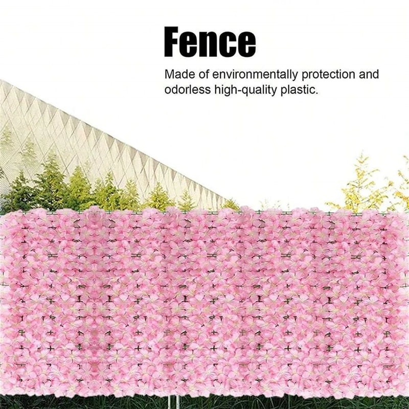Expandable Artificial Ivy Flower Fence 2