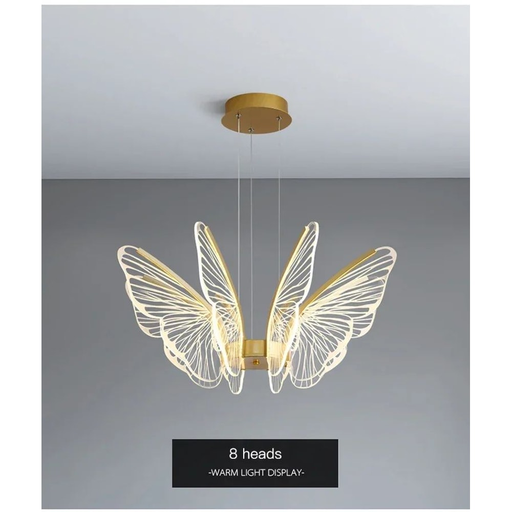 Minimalist Butterfly Acrylic Chandelier 6
