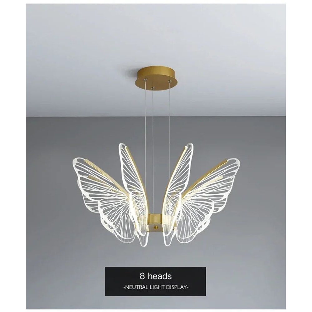Minimalist Butterfly Acrylic Chandelier 7