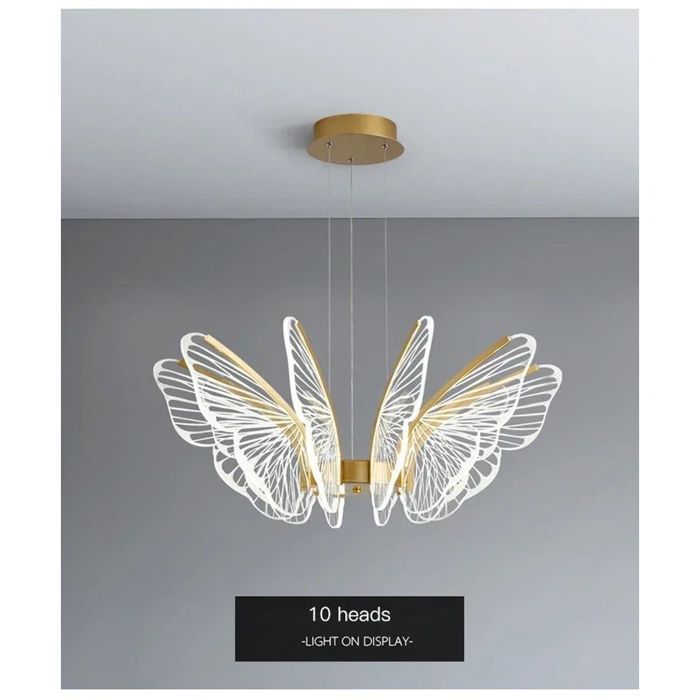 Minimalist Butterfly Acrylic Chandelier 9