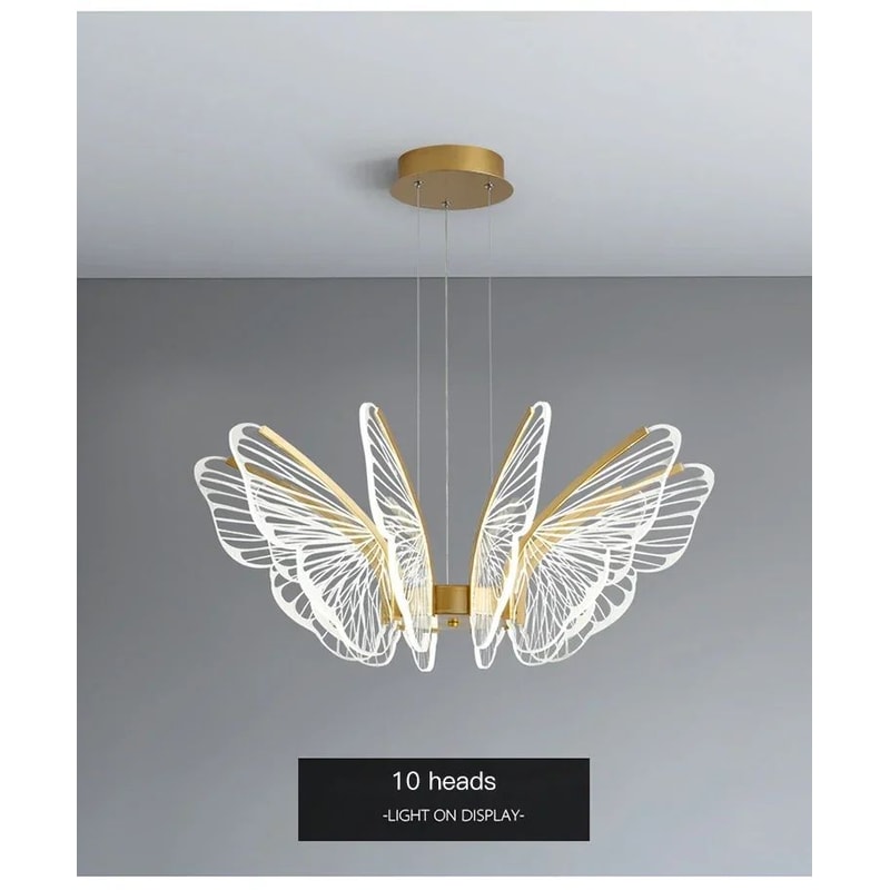 Minimalist Butterfly Acrylic Chandelier 9