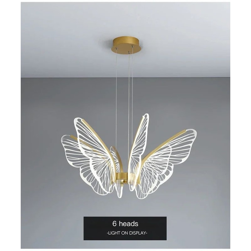 Minimalist Butterfly Acrylic Chandelier 10