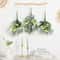 Artificial Eucalyptus Leaf Stems Green Decor Set 7