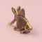 Retro Brass Goldfish Figurine Decor 0