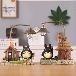 cartoon wooden house night light
