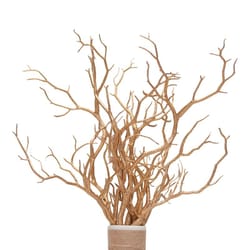 golden artificial antler branch decor