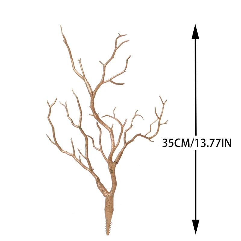 Golden Artificial Antler Branch Decor 6