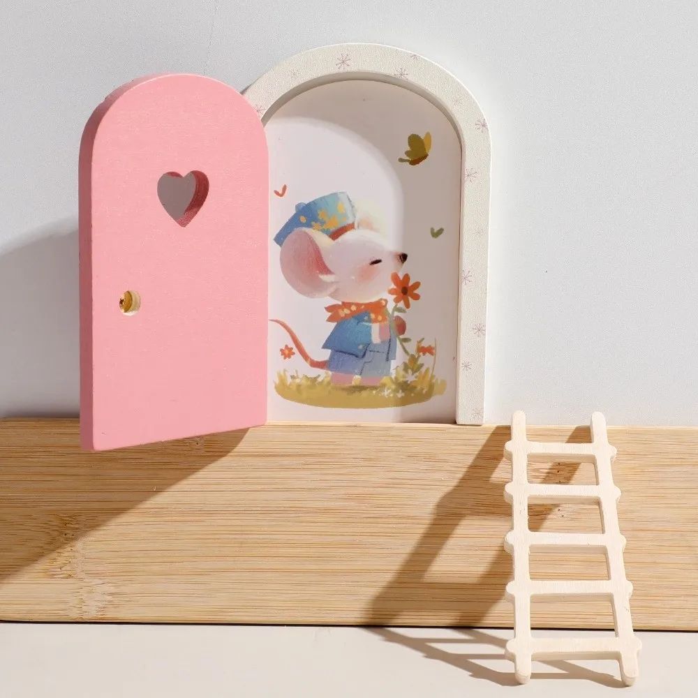 Mini Fairy Elf Door Dollhouse Wall Decor 6