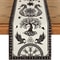 Vintage Viking Raven Linen Table Runner Decor 6