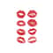 Red Lip Print Wall Sticker Decal 6