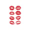 Red Lip Print Wall Sticker Decal 6