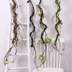 artificial rattan vine wall hanging decor
