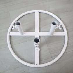 floor standing flower pole base stand