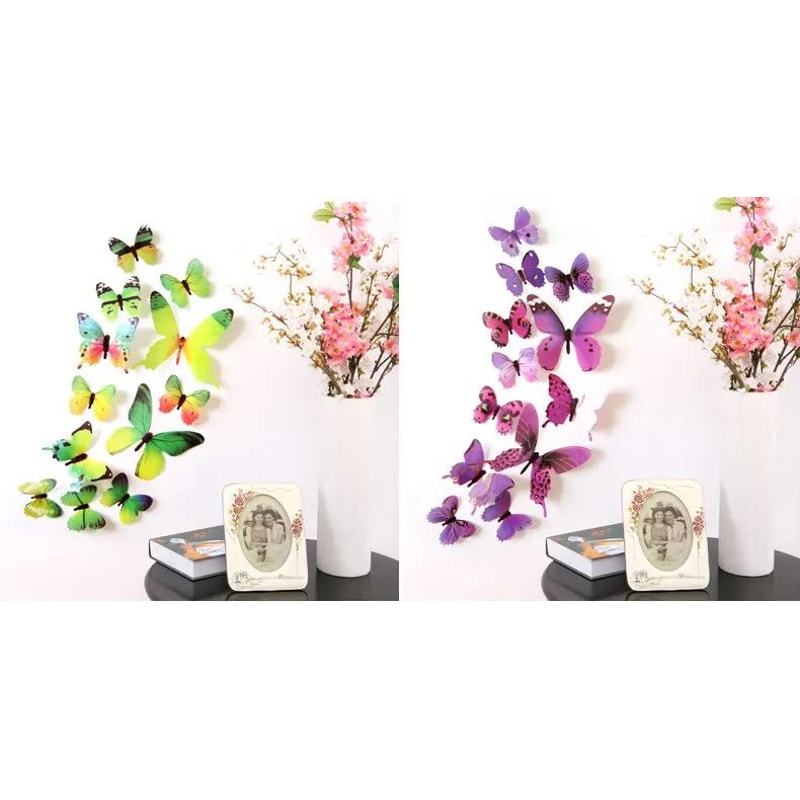 3D Butterfly Wall Stickers Set 3