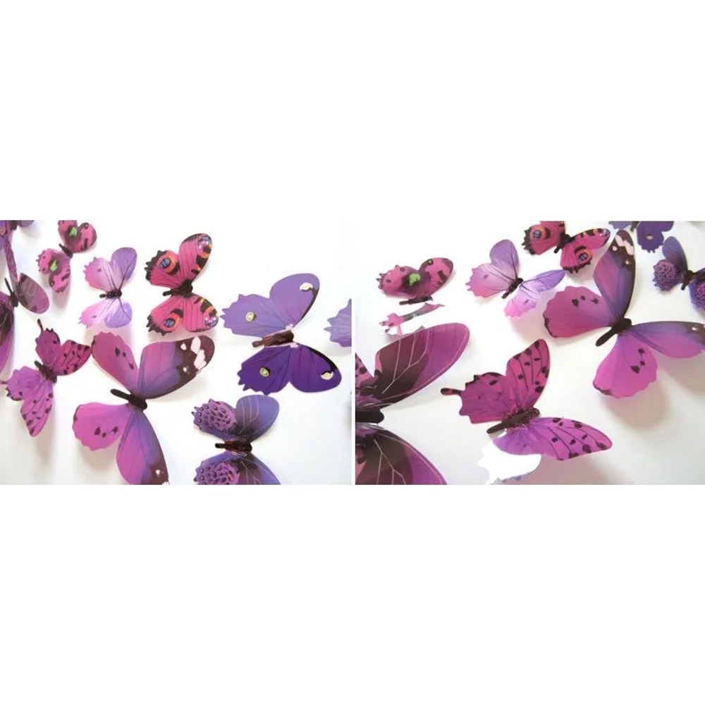 3D Butterfly Wall Stickers Set 5