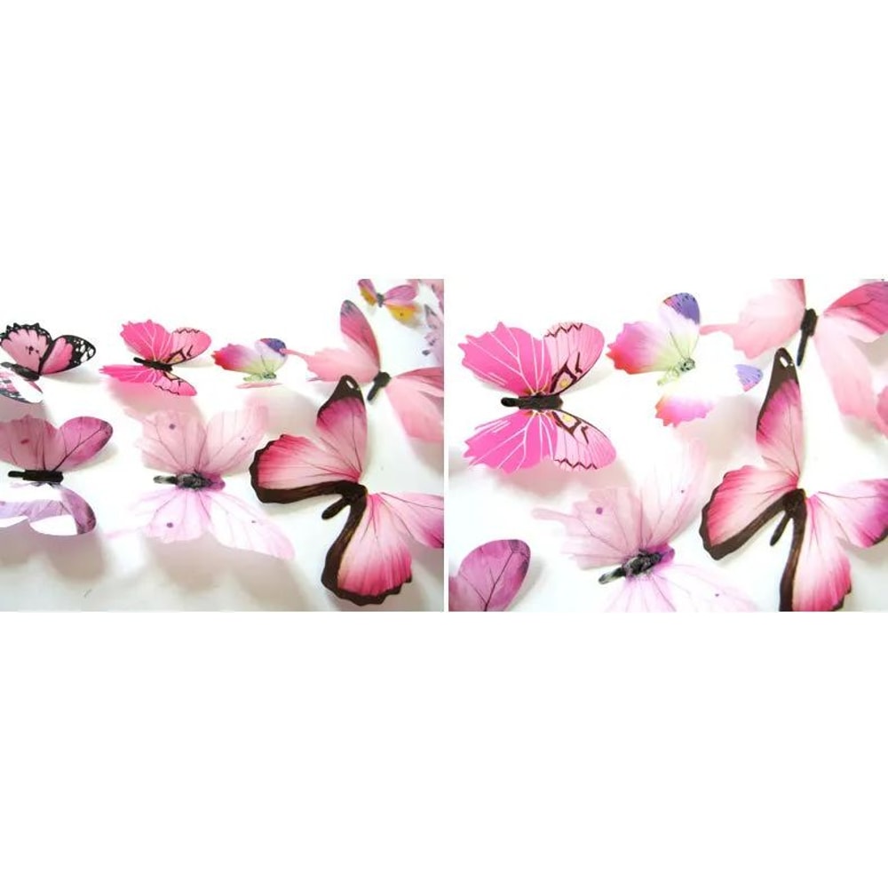 3D Butterfly Wall Stickers Set 6