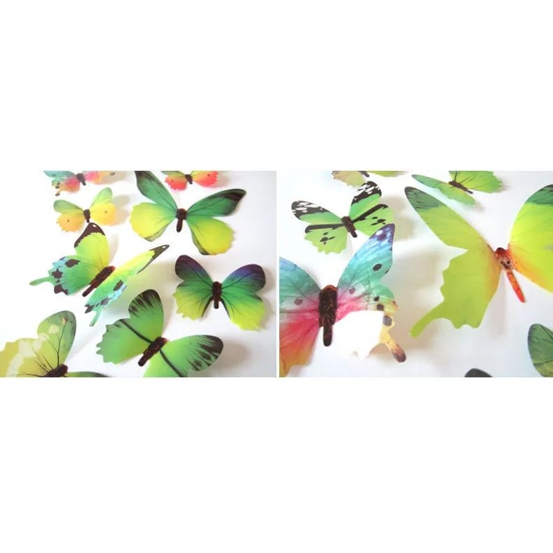3D Butterfly Wall Stickers Set 8