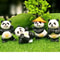 Mini Panda Figurine Cute Desk Decor 6