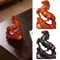 Rosewood Feng Shui Horse Lucky Wealth Statue 0