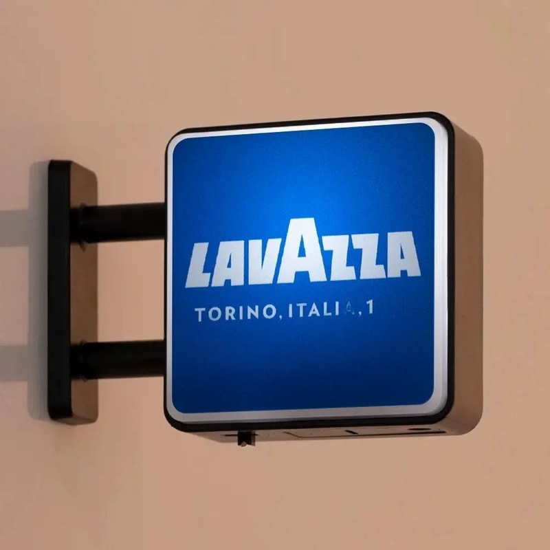 Mini Coffee Shop LED Light Fridge Magnet 10