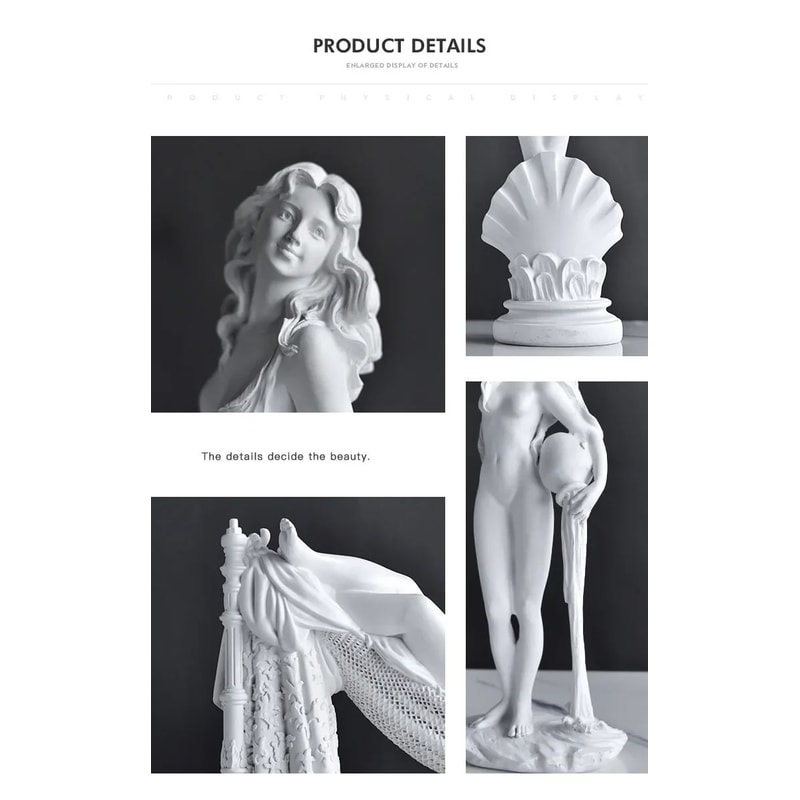 Venus Goddess Resin Sculpture Desk Decor 6