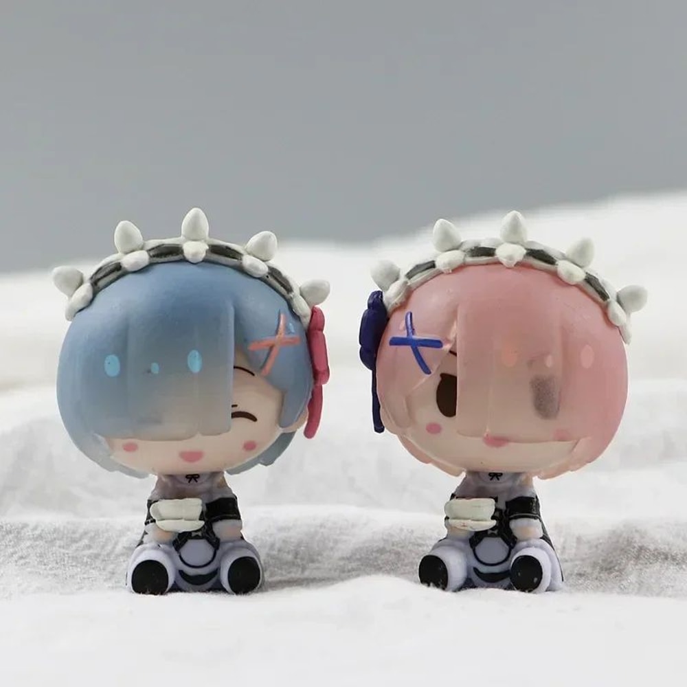 Cute Re Zero Rem Mini Anime Figurine Set 6